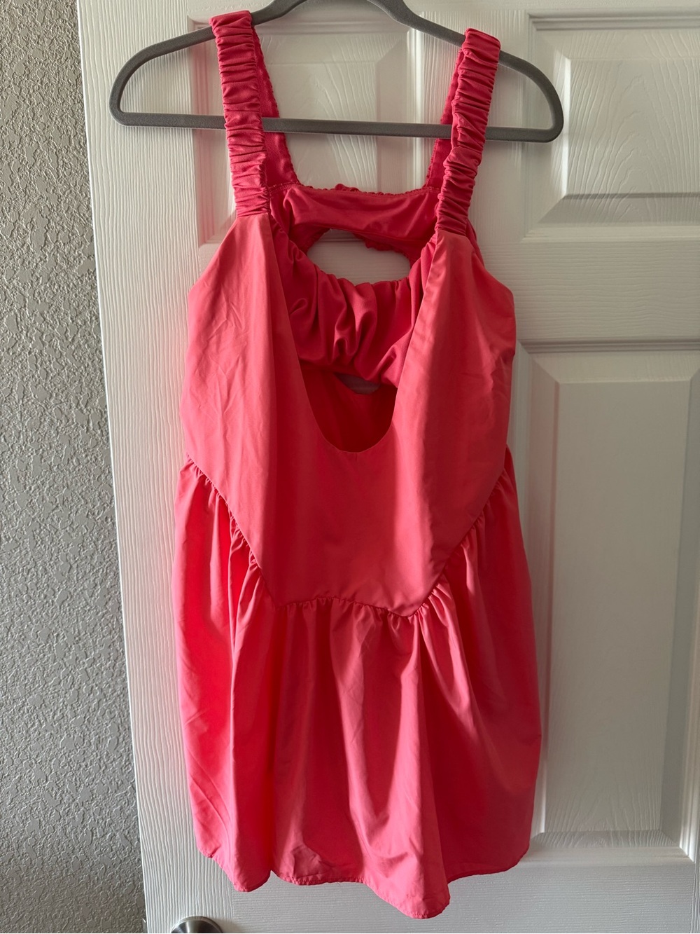 FP Movement by Free People Coral Pink Sleeveless Romper